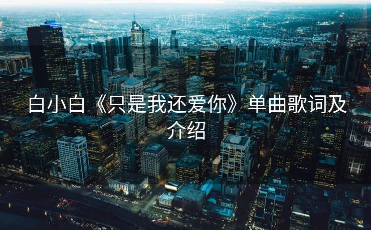 白小白《只是我还爱你》单曲歌词及介绍