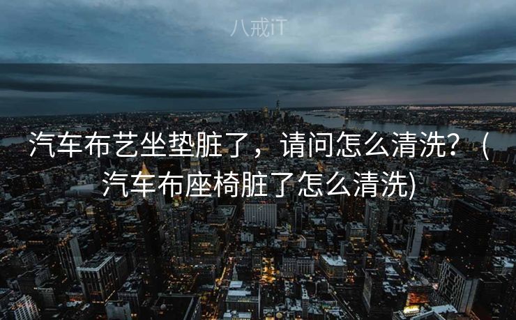 汽车布艺坐垫脏了，请问怎么清洗？ (汽车布座椅脏了怎么清洗)