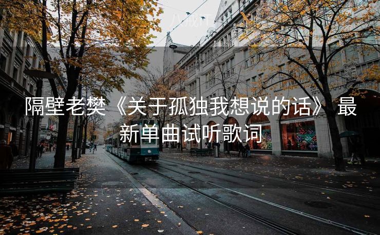 隔壁老樊《关于孤独我想说的话》 最新单曲试听歌词