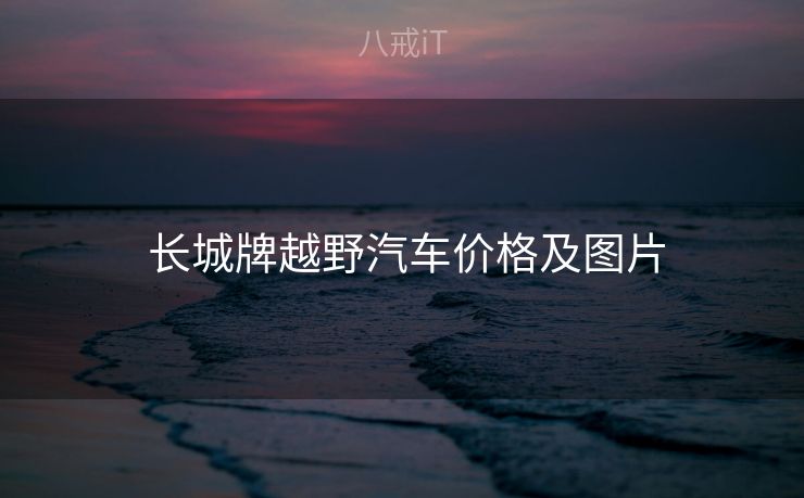  长城牌越野汽车价格及图片
