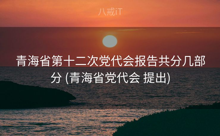 青海省第十二次党代会报告共分几部分 (青海省党代会 提出)