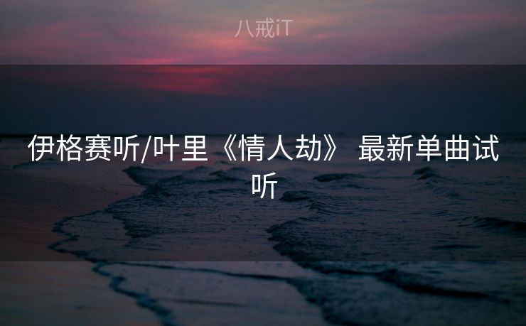 伊格赛听/叶里《情人劫》 最新单曲试听