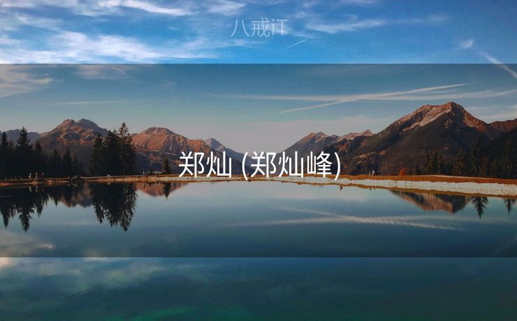 郑灿 (郑灿峰)