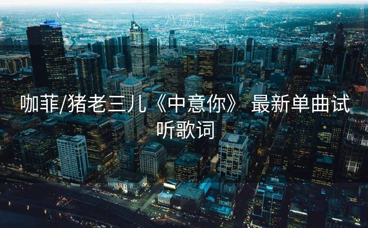 咖菲/猪老三儿《中意你》 最新单曲试听歌词