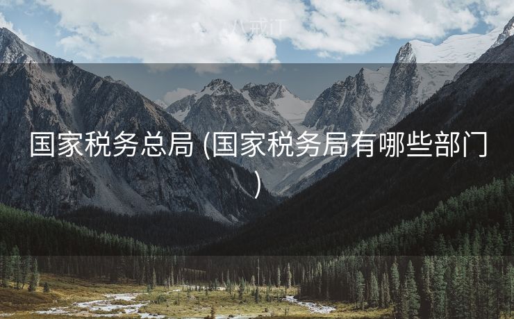 国家税务总局 (国家税务局有哪些部门)