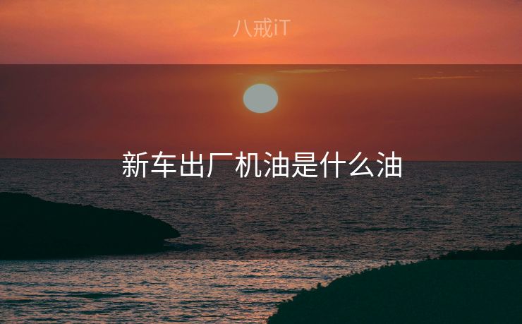 新车出厂机油是什么油