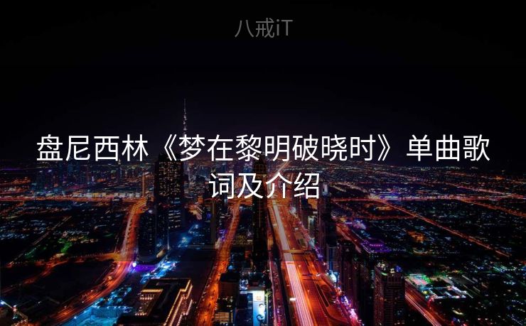 盘尼西林《梦在黎明破晓时》单曲歌词及介绍