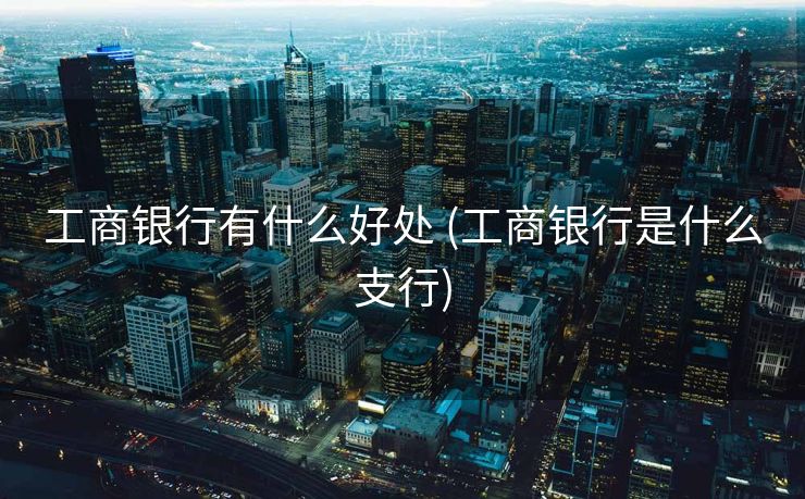 工商银行有什么好处 (工商银行是什么支行)
