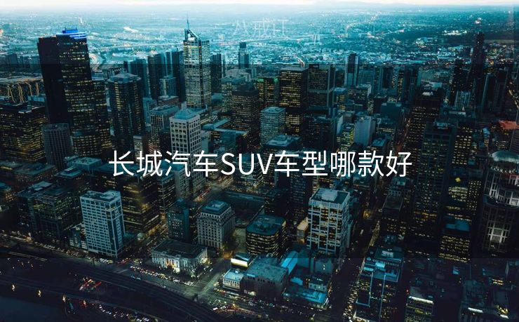 长城汽车SUV车型哪款好