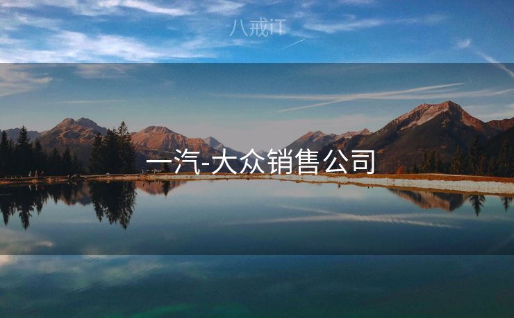  一汽-大众销售公司