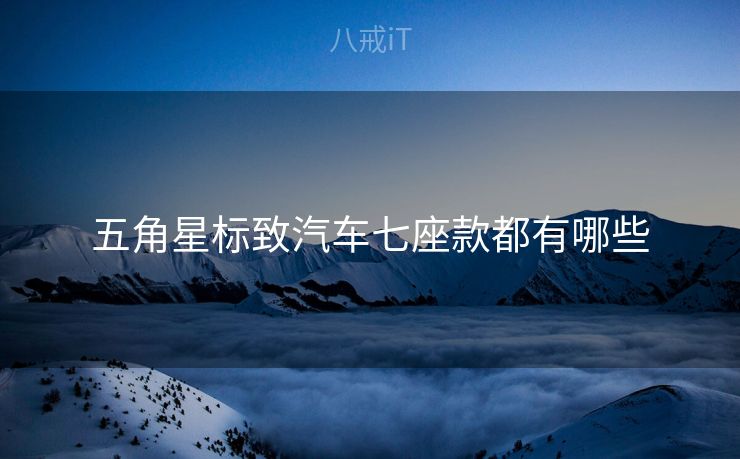五角星标致汽车七座款都有哪些