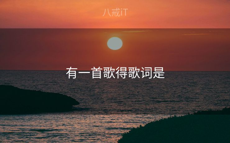 有一首歌得歌词是