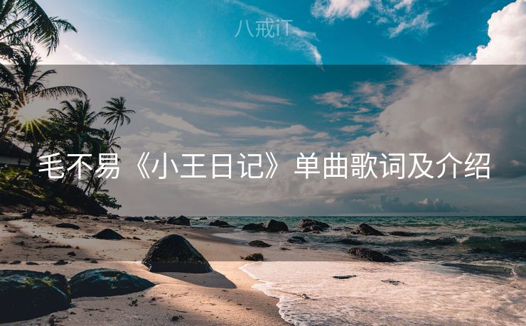 毛不易《小王日记》单曲歌词及介绍
