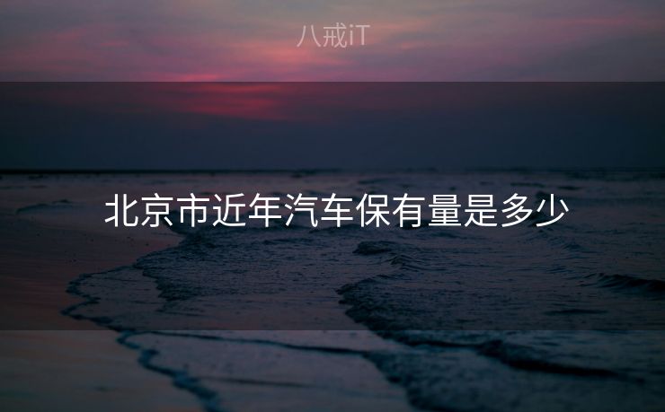 北京市近年汽车保有量是多少