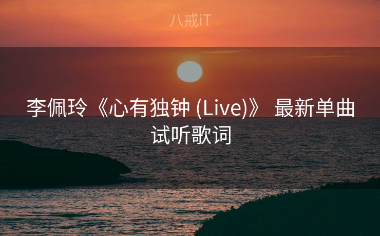李佩玲《心有独钟 (Live)》 最新单曲试听歌词