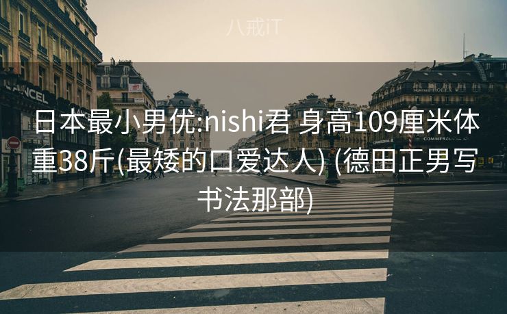 日本最小男优:nishi君 身高109厘米体重38斤(最矮的口爱达人) (德田正男写书法那部)