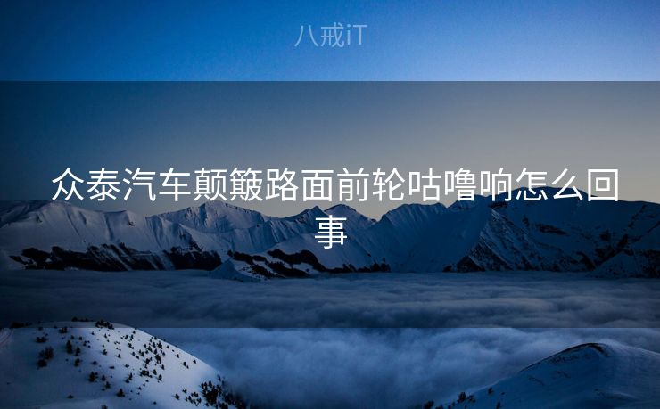  众泰汽车颠簸路面前轮咕噜响怎么回事