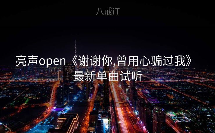 亮声open《谢谢你,曾用心骗过我》 最新单曲试听