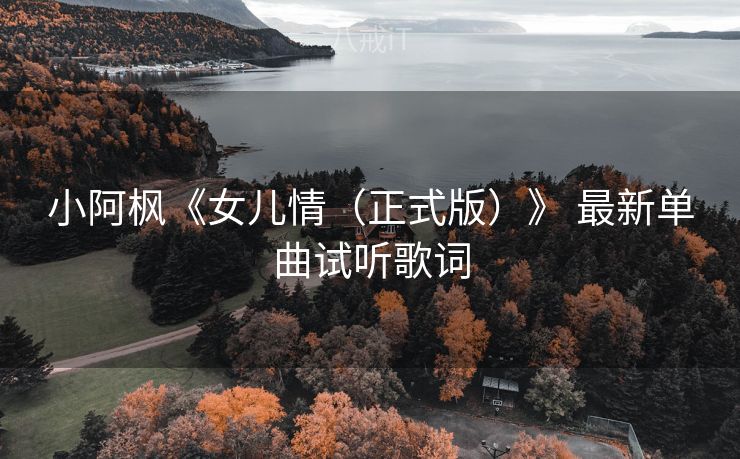 小阿枫《女儿情（正式版）》 最新单曲试听歌词