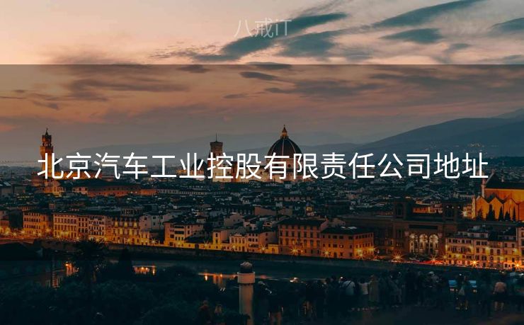 北京汽车工业控股有限责任公司地址