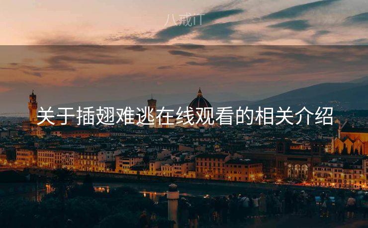 关于插翅难逃在线观看的相关介绍
