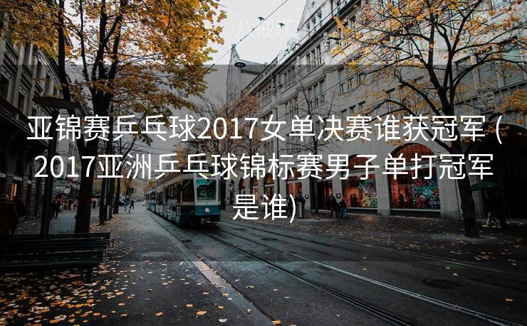 亚锦赛乒乓球2017女单决赛谁获冠军 (2017亚洲乒乓球锦标赛男子单打冠军是谁)