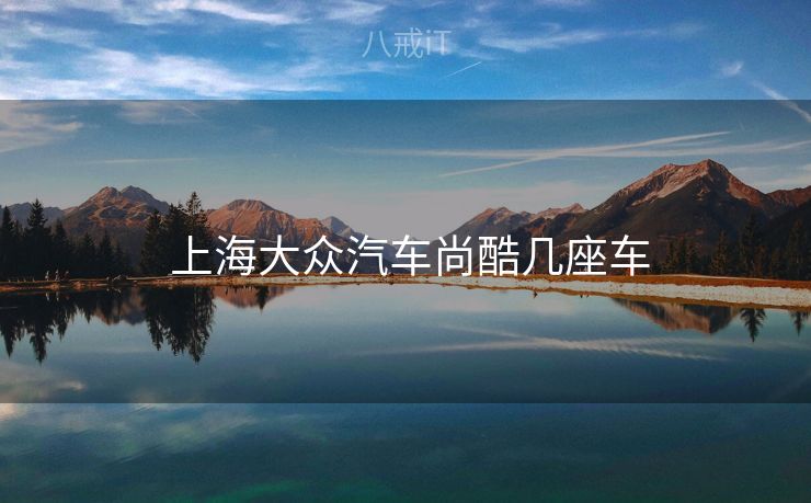  上海大众汽车尚酷几座车