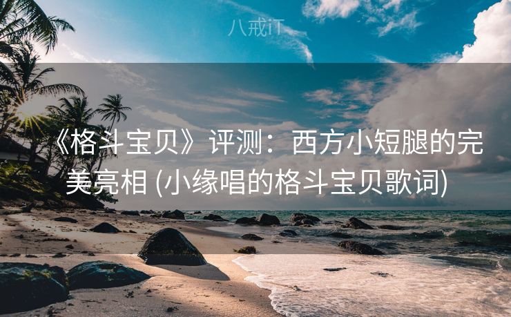 《格斗宝贝》评测：西方小短腿的完美亮相 (小缘唱的格斗宝贝歌词)
