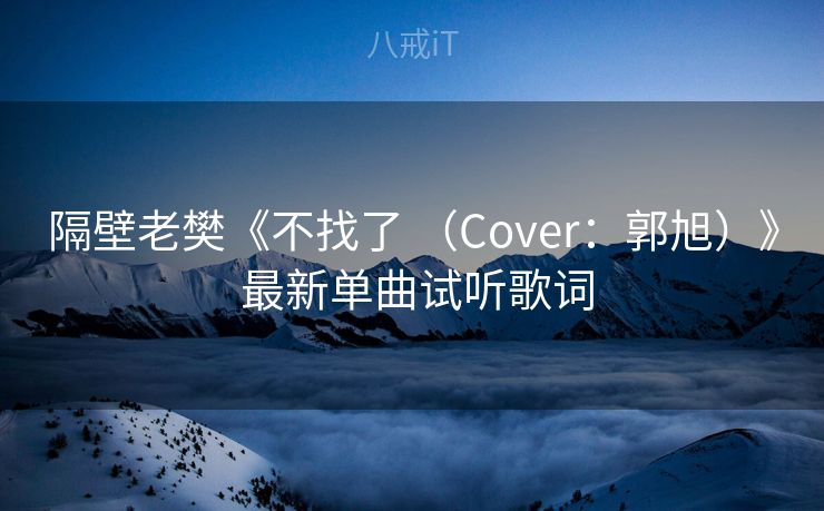 隔壁老樊《不找了 （Cover：郭旭）》 最新单曲试听歌词