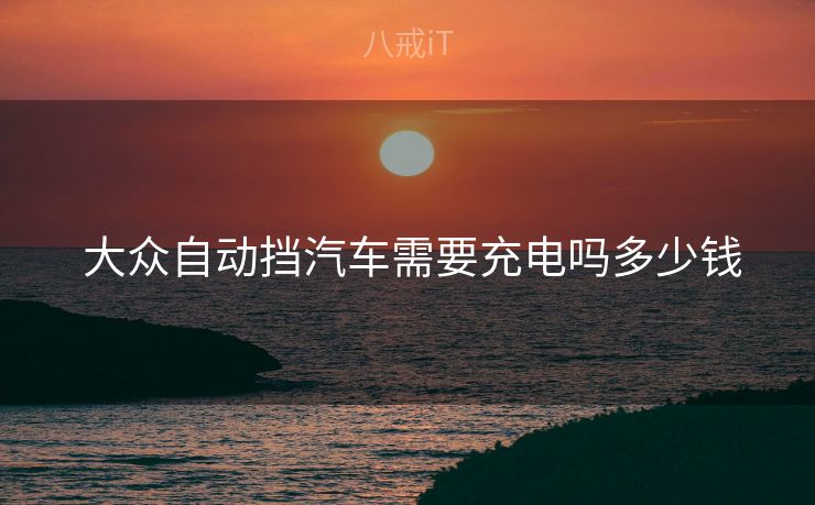  大众自动挡汽车需要充电吗多少钱