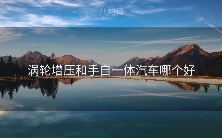 涡轮增压和手自一体汽车哪个好